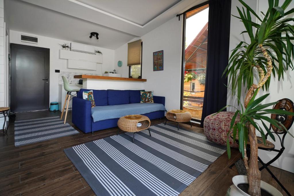 Postel nebo postele na pokoji v ubytování Beach House Belgrade