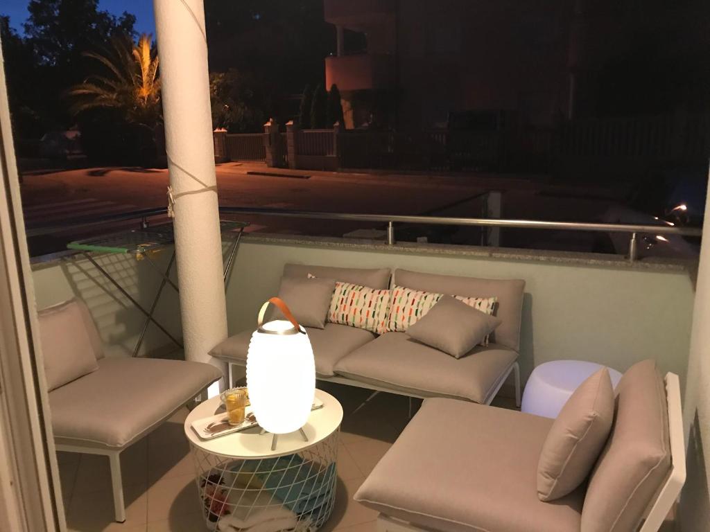 Posezení v ubytování Apartment Luna Istriana
