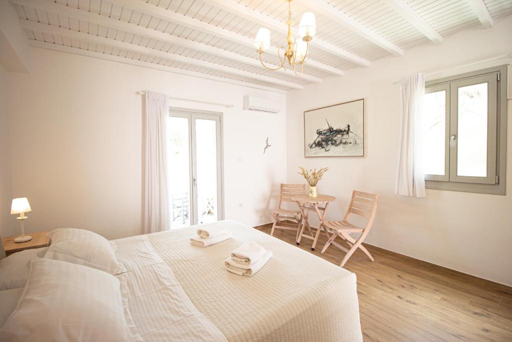 Posezení v ubytování Crystal View Mykonos