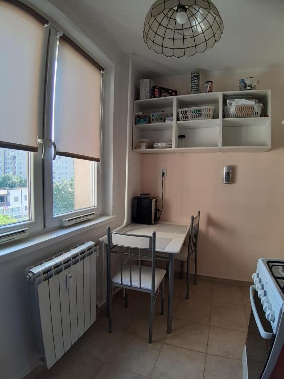 Kuchyň nebo kuchyňský kout v ubytování Apartment