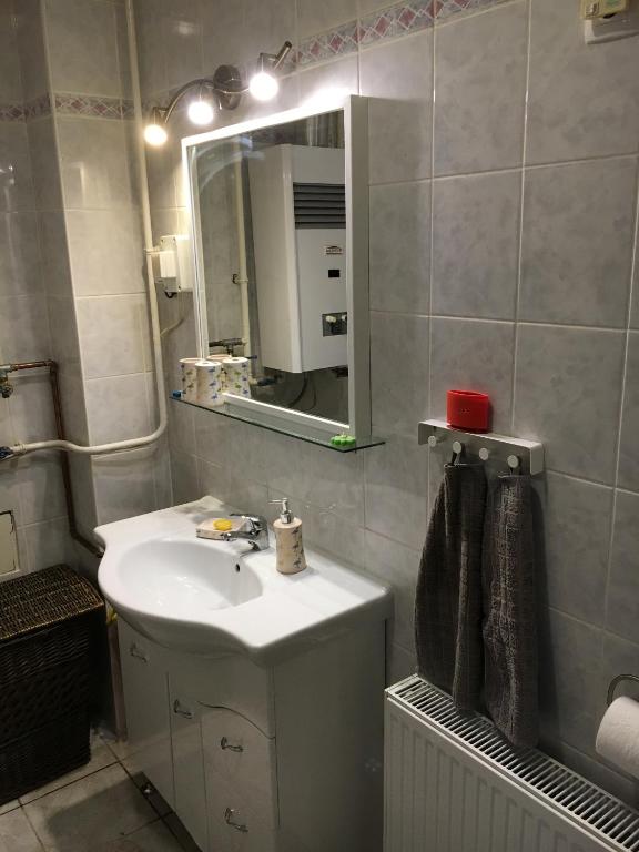 Kúpeľňa v ubytovaní Orosz Apartmanház Gyula