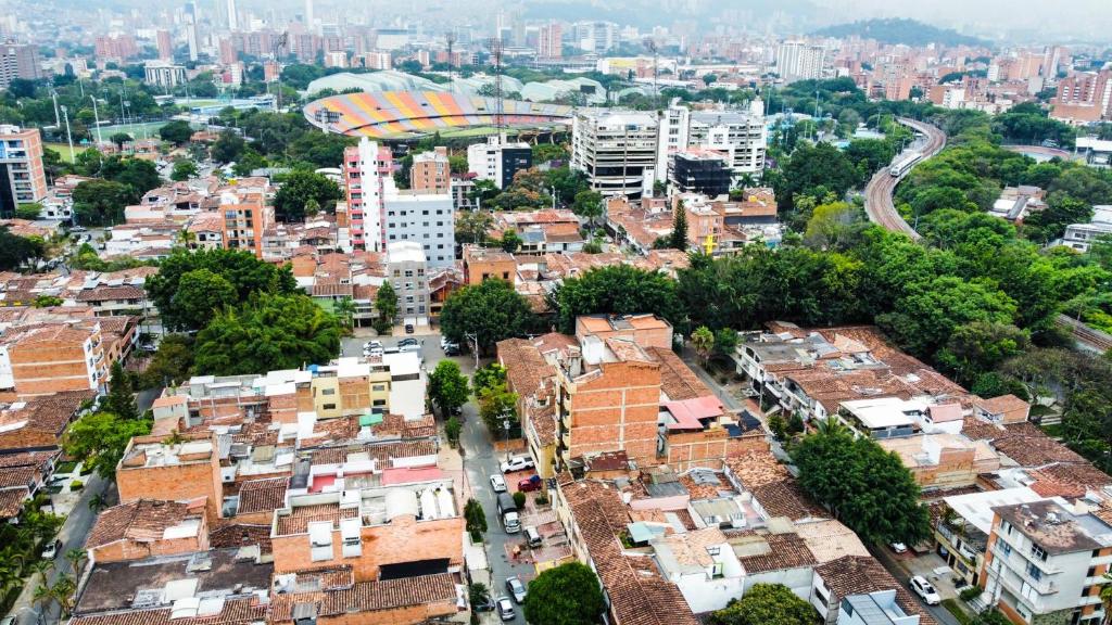Nespecifikovaný výhled na destinaci Medellín nebo výhled na město při pohledu z ubytování v soukromí