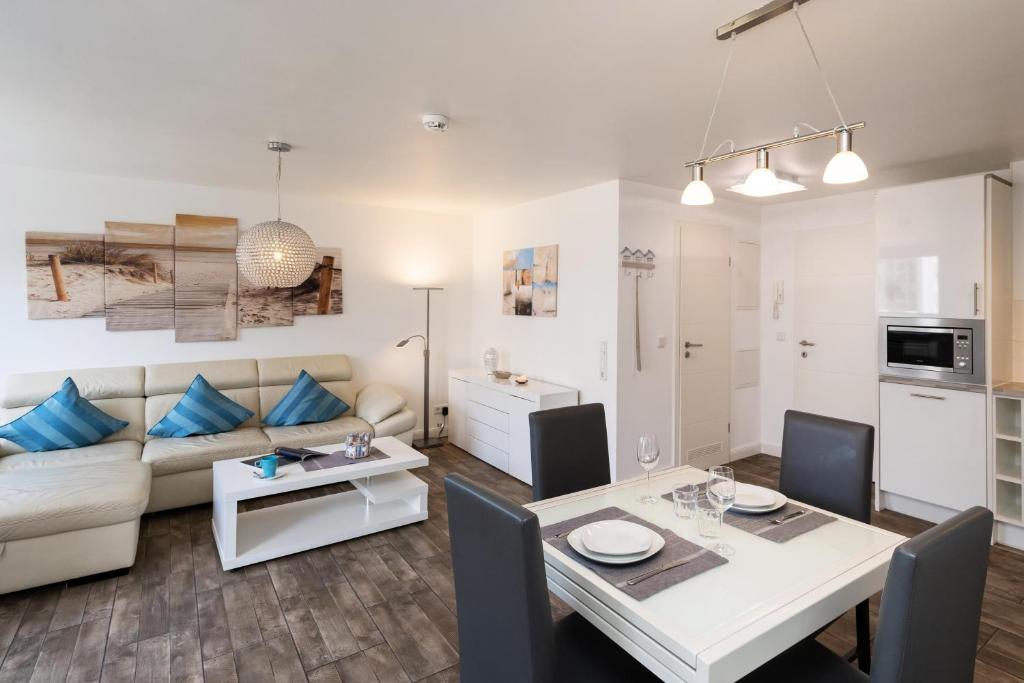 Η κουζίνα ή μικρή κουζίνα στο Sylter Residenz
