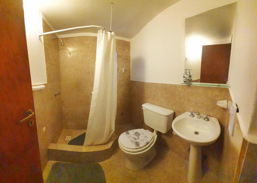 Ванна кімната в Tesoro del Atardecer Departamento