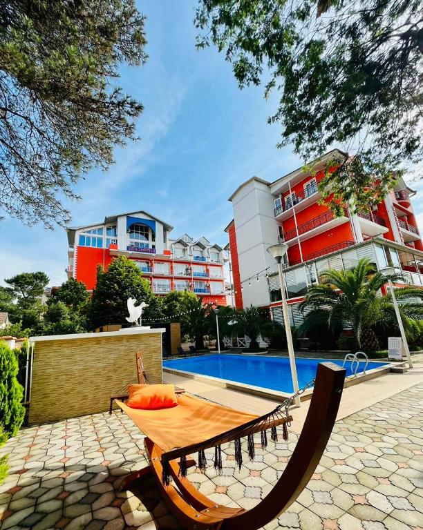 Bazén v ubytování Hotel Albatros nebo v jeho okolí