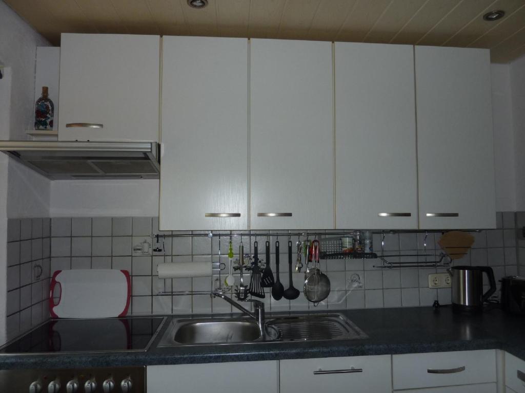 Kuchyň nebo kuchyňský kout v ubytování Haus Edelsbergblick