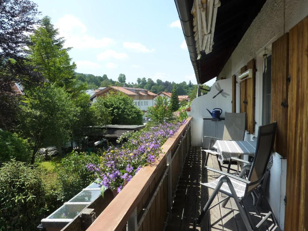 Balkón nebo terasa v ubytování Haus Edelsbergblick