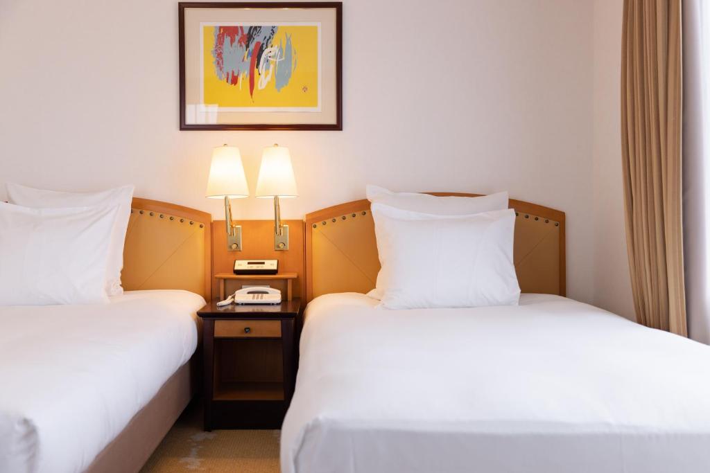 ANA Crowne Plaza Toyama, an IHG Hotel - Camera Doppia Premium Con Due Letti Matrimoniali