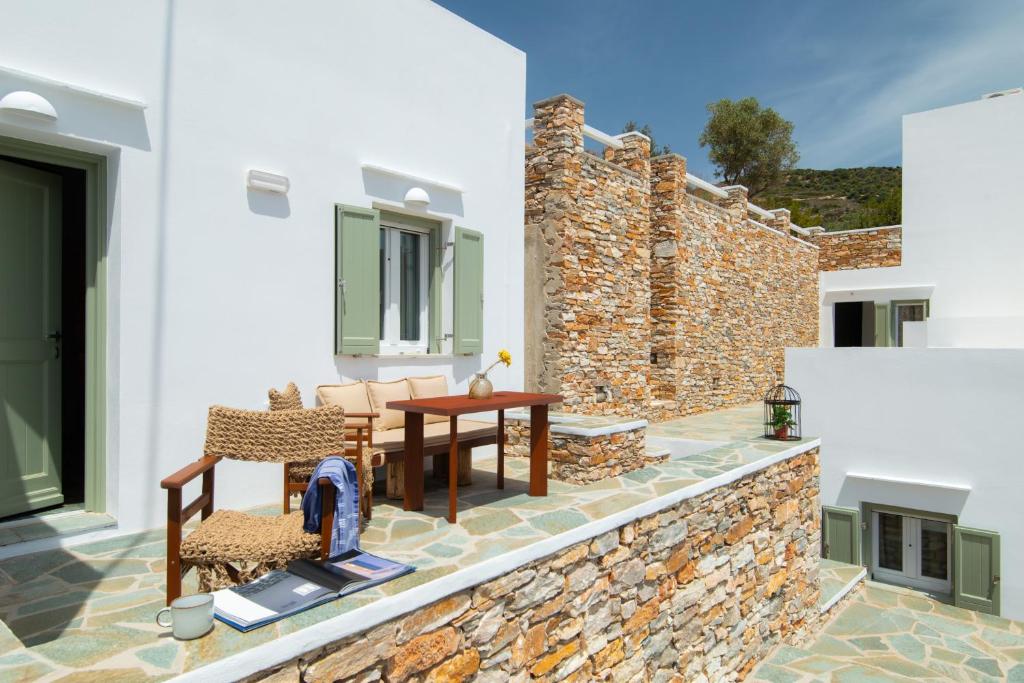 Balkón nebo terasa v ubytování Thimari villas