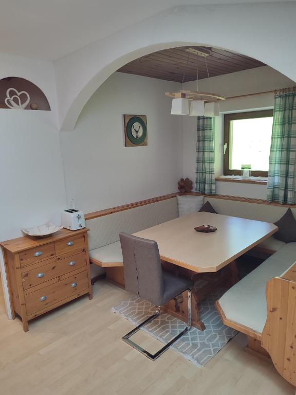 Posezení v ubytování Haus Enzian