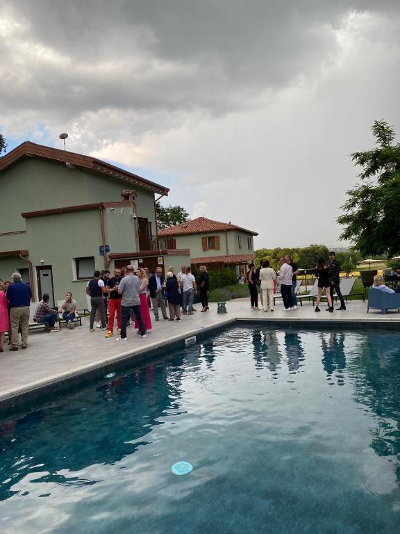 Bazén v ubytování Cruna di Subida Wine Country House nebo v jeho okolí