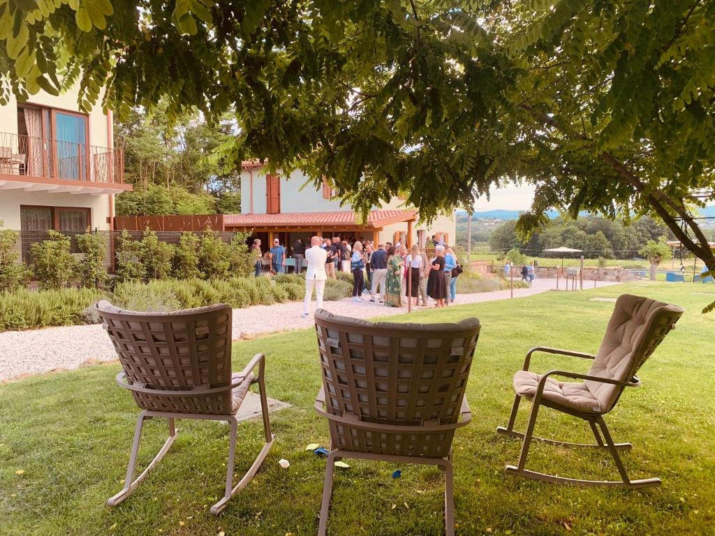 Zahrada ubytování Cruna di Subida Wine Country House