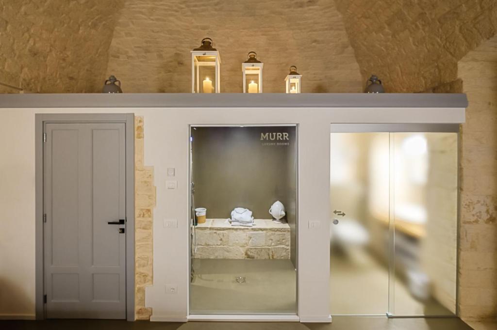 Koupelna v ubytování Murr Luxury Rooms