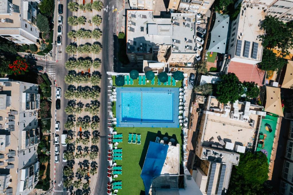 Bazén v ubytování Grand Beach Hotel nebo v jeho okolí