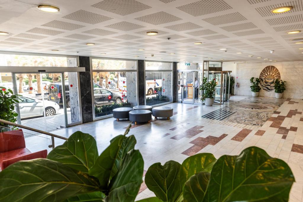 Vstupní hala nebo recepce v ubytování Grand Beach Hotel