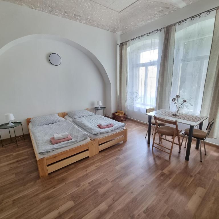 Postel nebo postele na pokoji v ubytování Apartment Porta