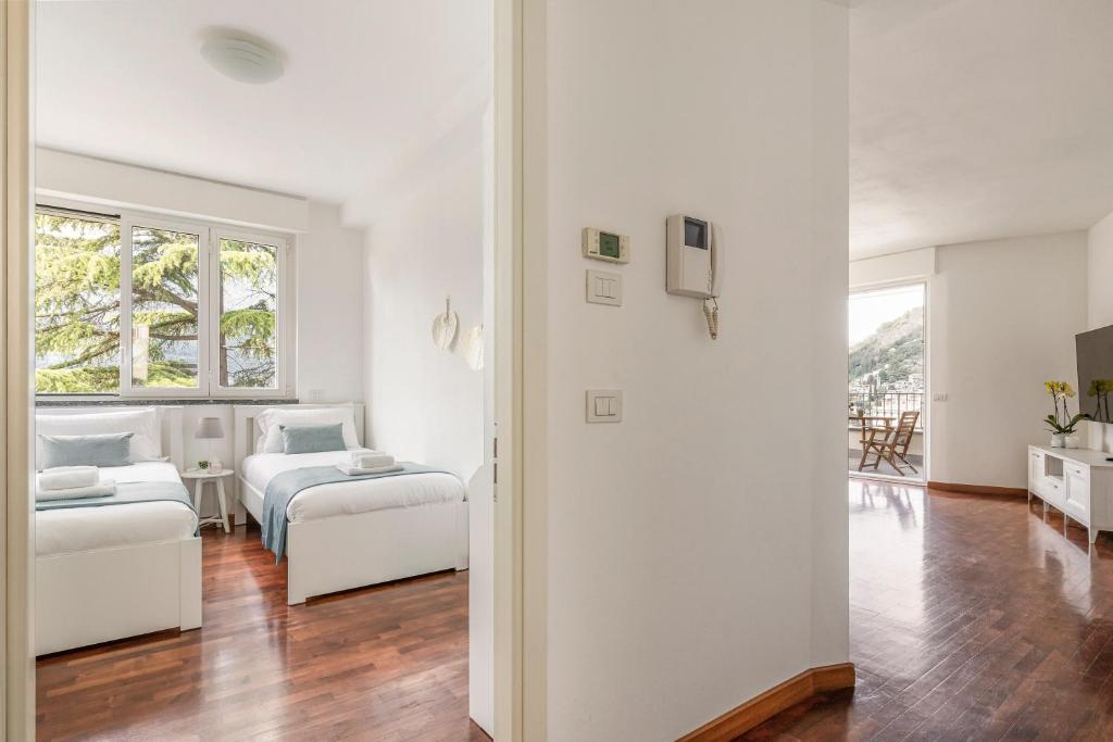 Posezení v ubytování Appartamento con Terrazzo Vistalago