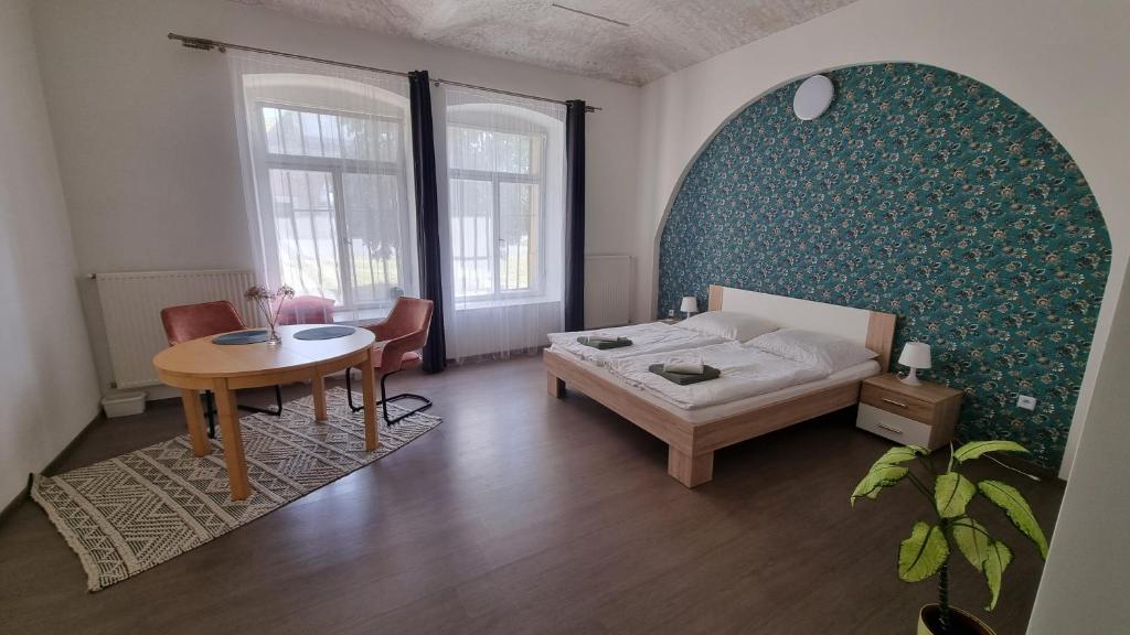Postel nebo postele na pokoji v ubytování Apartment Porta