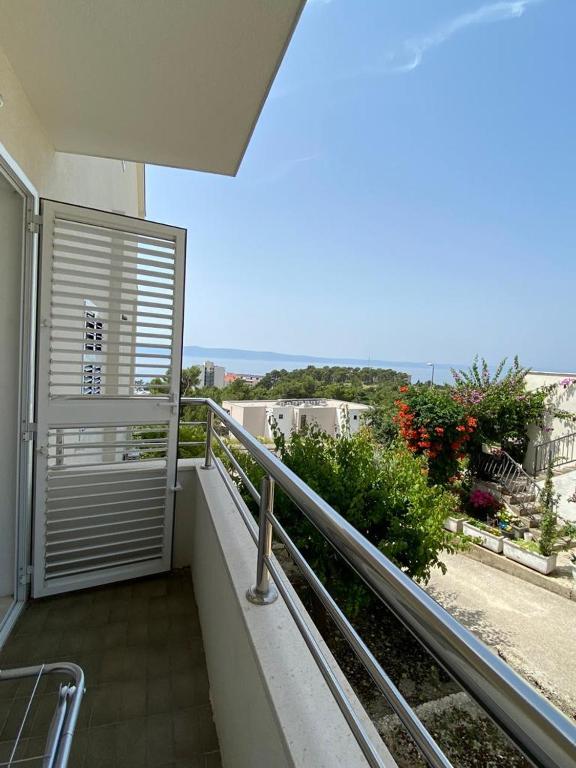 Balkón nebo terasa v ubytování Apartment Lijana sea view