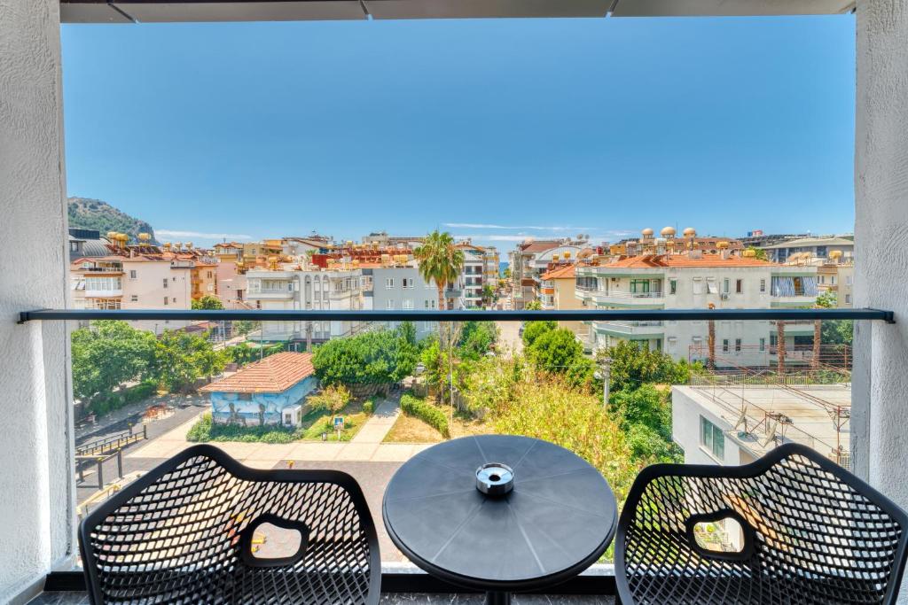 Balkón nebo terasa v ubytování Hildegard Hotel