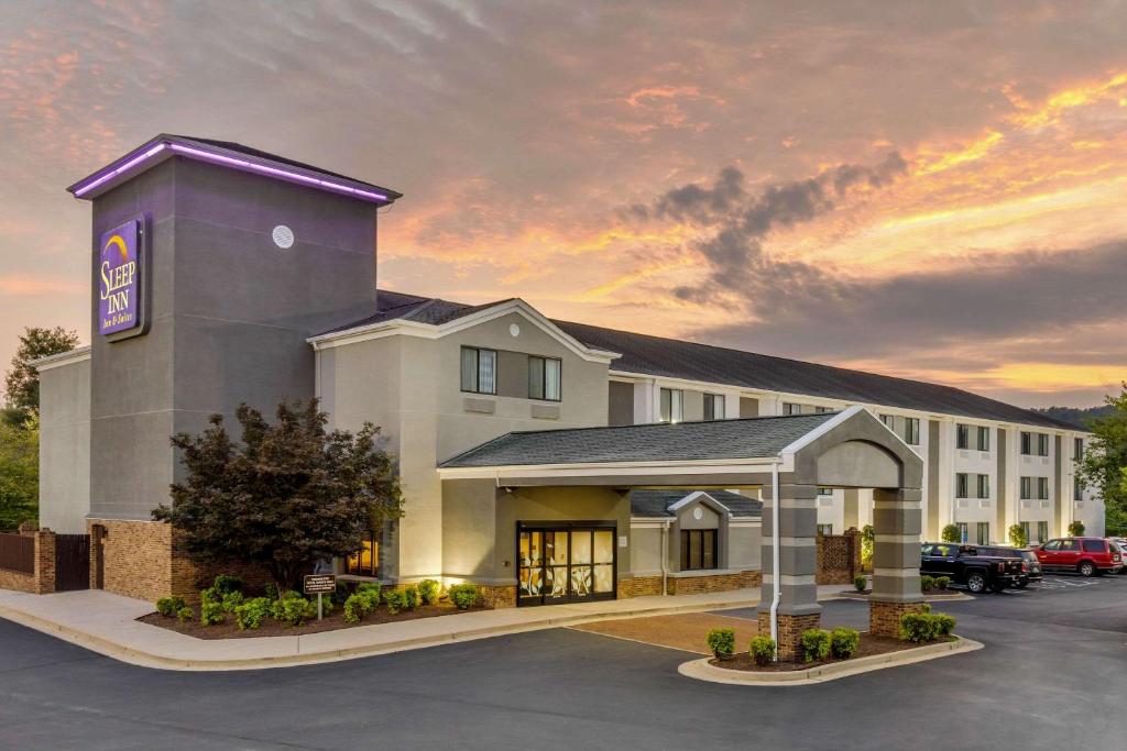 a rendering of the front of a hotel at Sleep Inn & Suites Johnson City in Johnson City