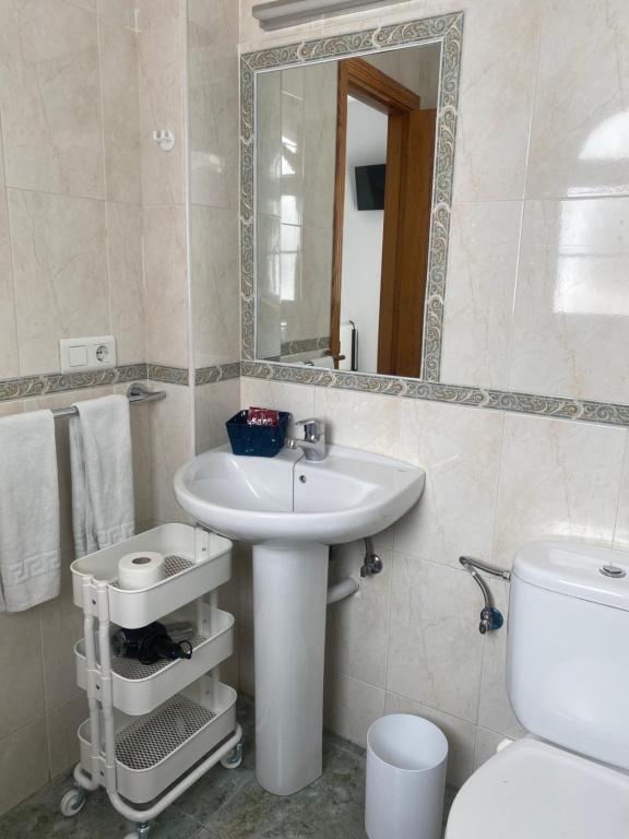 Koupelna v ubytování Hostal Andalucia