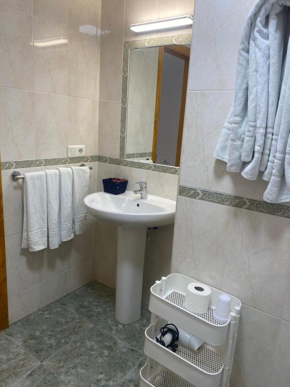 Koupelna v ubytování Hostal Andalucia