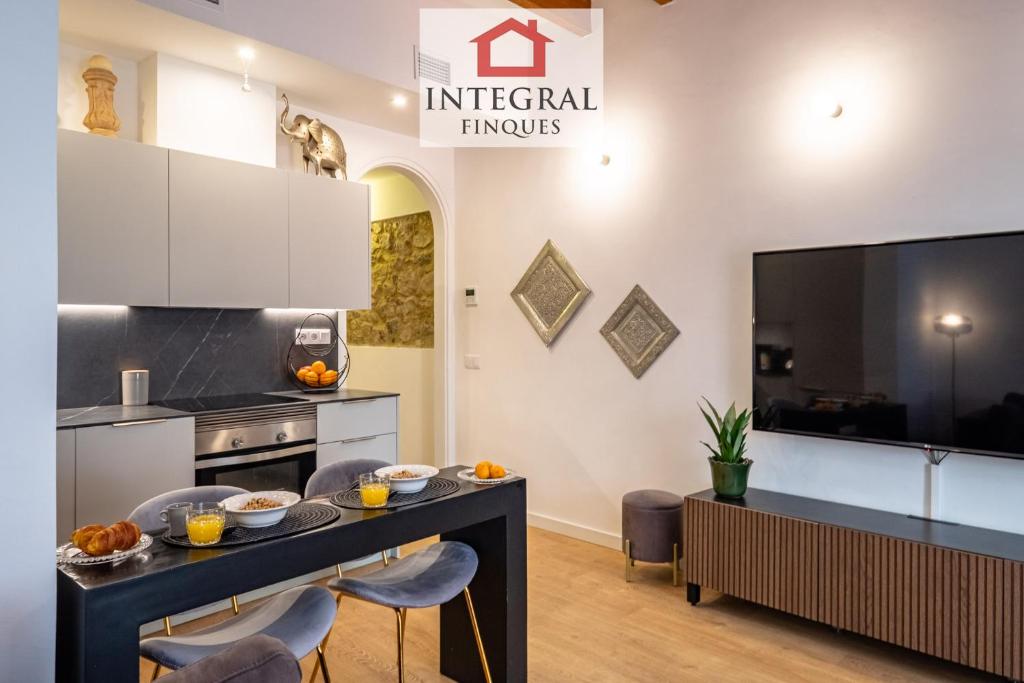 Kuchyňa alebo kuchynka v ubytovaní Apartaments Ca la Somiada
