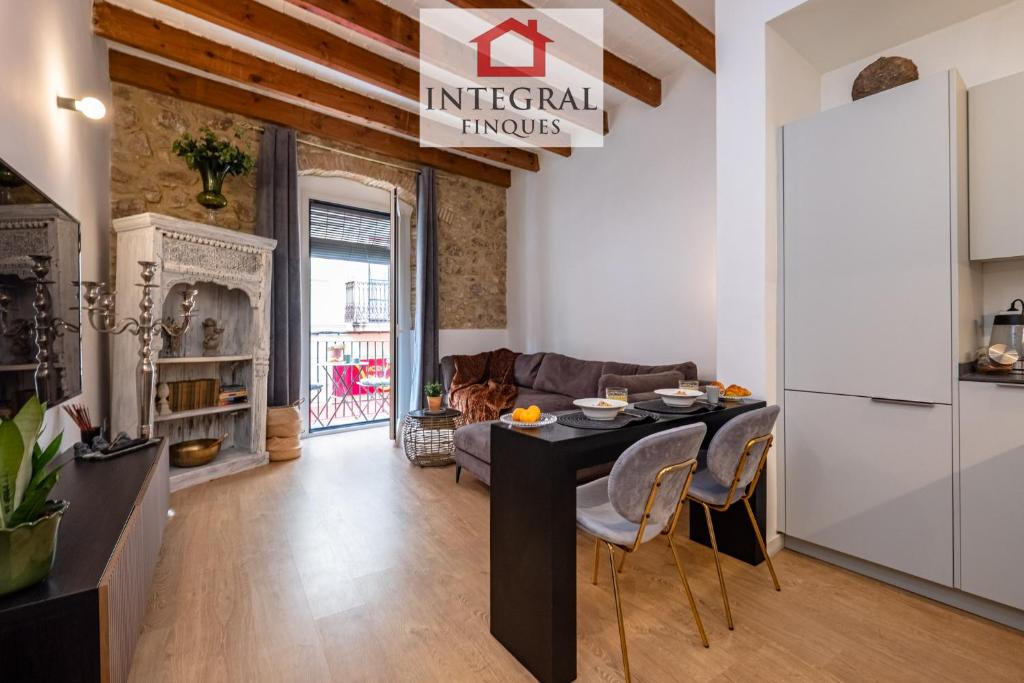 Kuchyňa alebo kuchynka v ubytovaní Apartaments Ca la Somiada