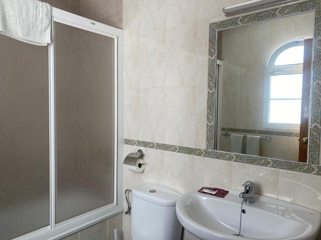 Koupelna v ubytování Hostal Andalucia