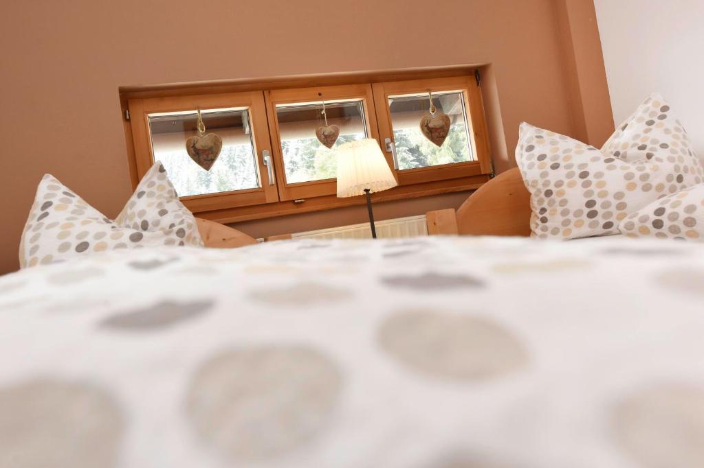 Postel nebo postele na pokoji v ubytování Ferienwohnung Frömlig
