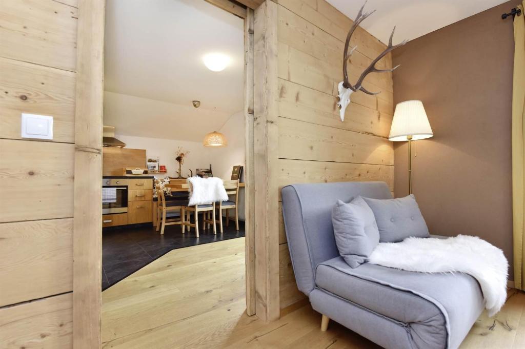 Posezení v ubytování Ferienwohnung Frömlig