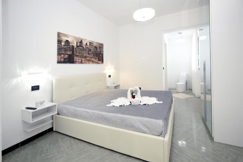 Postel nebo postele na pokoji v ubytování Vacanze Top