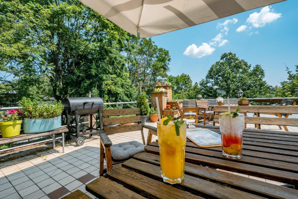 Nápoje v ubytovaní Island Hostel Budapest