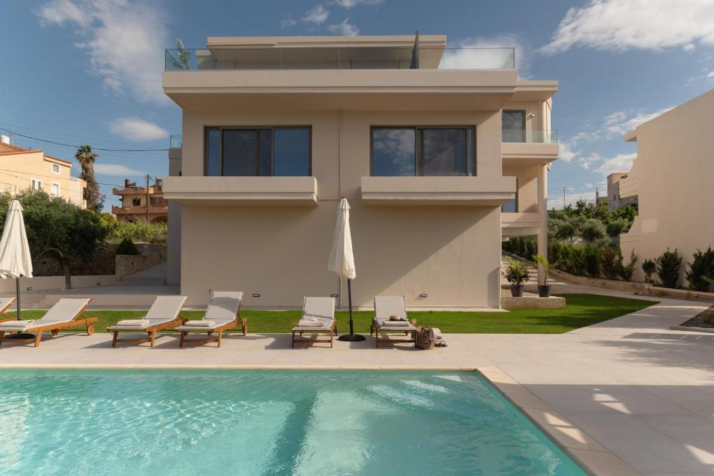 Bazén v ubytování Oliva Verde Residences nebo v jeho okolí