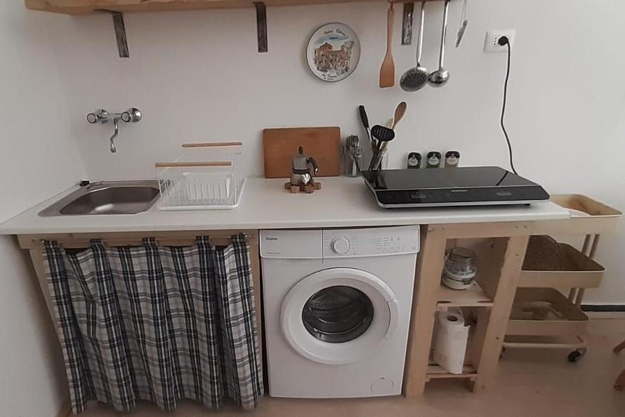 Kuchyň nebo kuchyňský kout v ubytování Ortensia