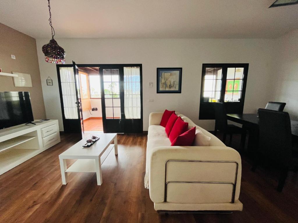 A television and/or entertainment centre at Casa Lola