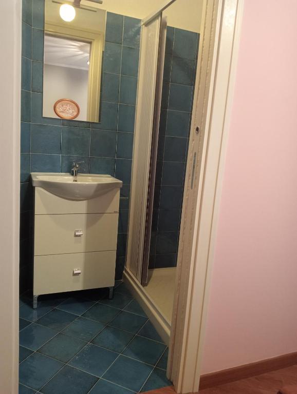 Koupelna v ubytování B&B A TAVERNA