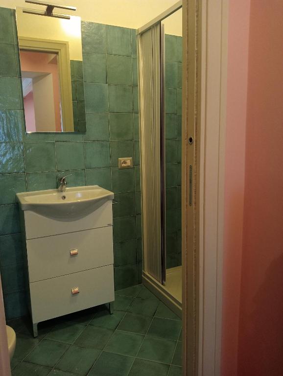 Koupelna v ubytování B&B A TAVERNA