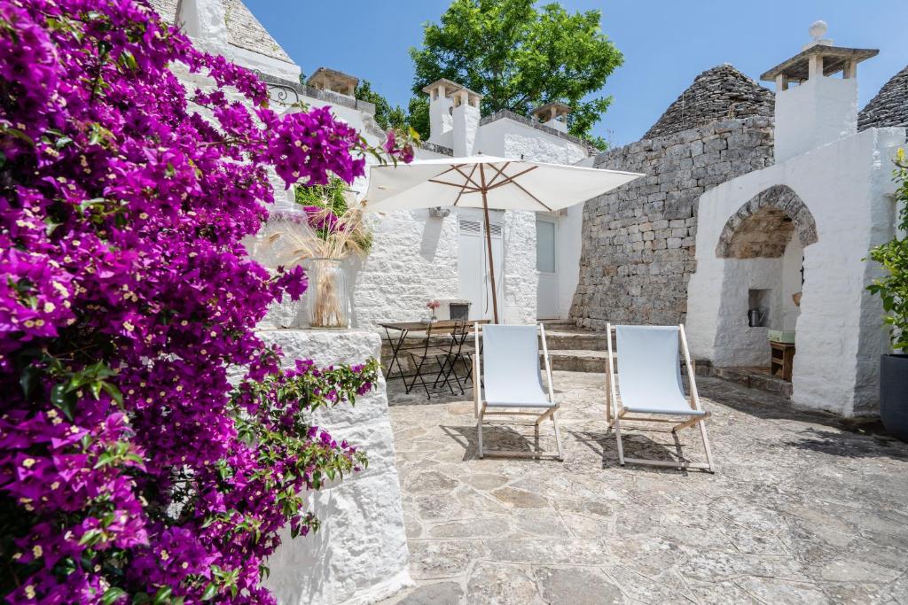 Patio nebo venkovní prostory v ubytování Dimora Rutica