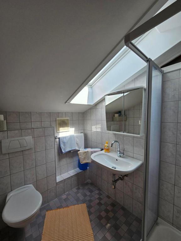 Koupelna v ubytování Ferienwohnungen Haus Schett