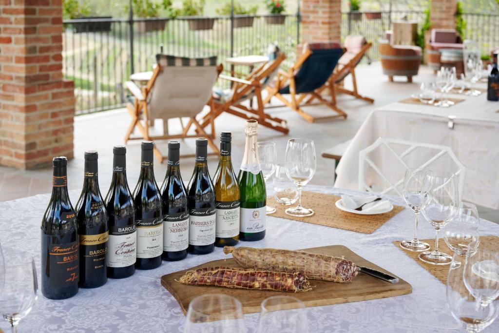 Pijača v nastanitvi Agriturismo Cascina Sciulun
