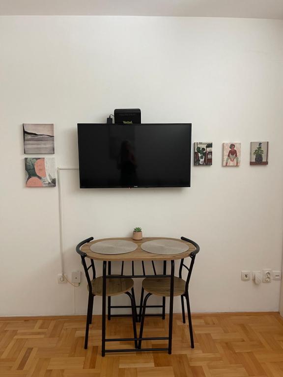 TV a/nebo společenská místnost v ubytování Apartman Spark