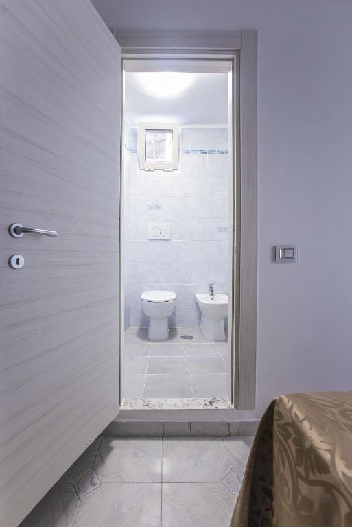 Koupelna v ubytování Hotel Orbis
