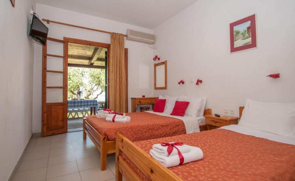 Letto o letti in una camera di Arpyia
