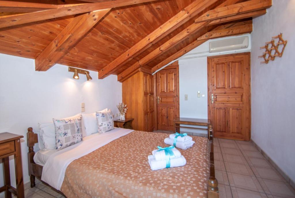 Letto o letti in una camera di Arpyia