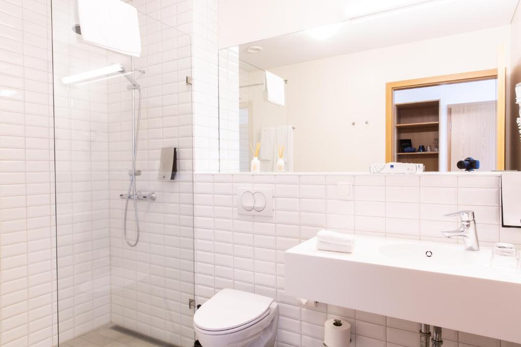 Koupelna v ubytování Hotel Selfoss