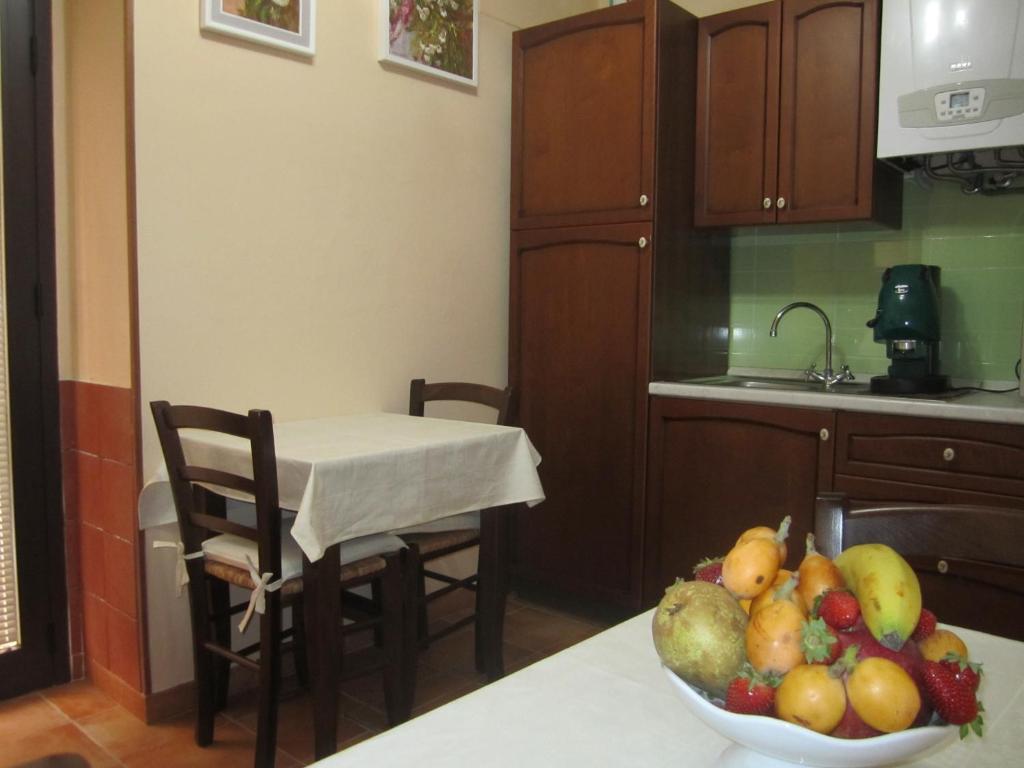 Kuchyň nebo kuchyňský kout v ubytování Bed & Breakfast Hostel H24