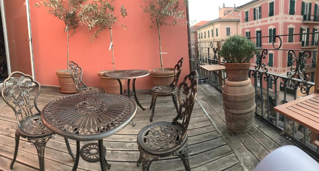 Balkón nebo terasa v ubytování Loft Garibaldi