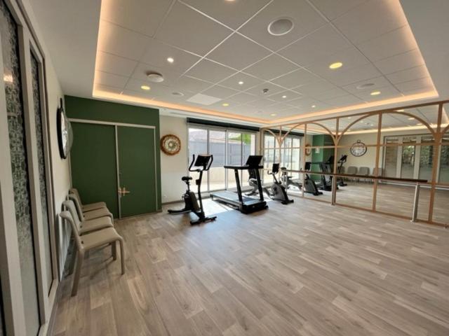 Fitness centrum a/nebo fitness zařízení v ubytování Domitys L'Orangerie
